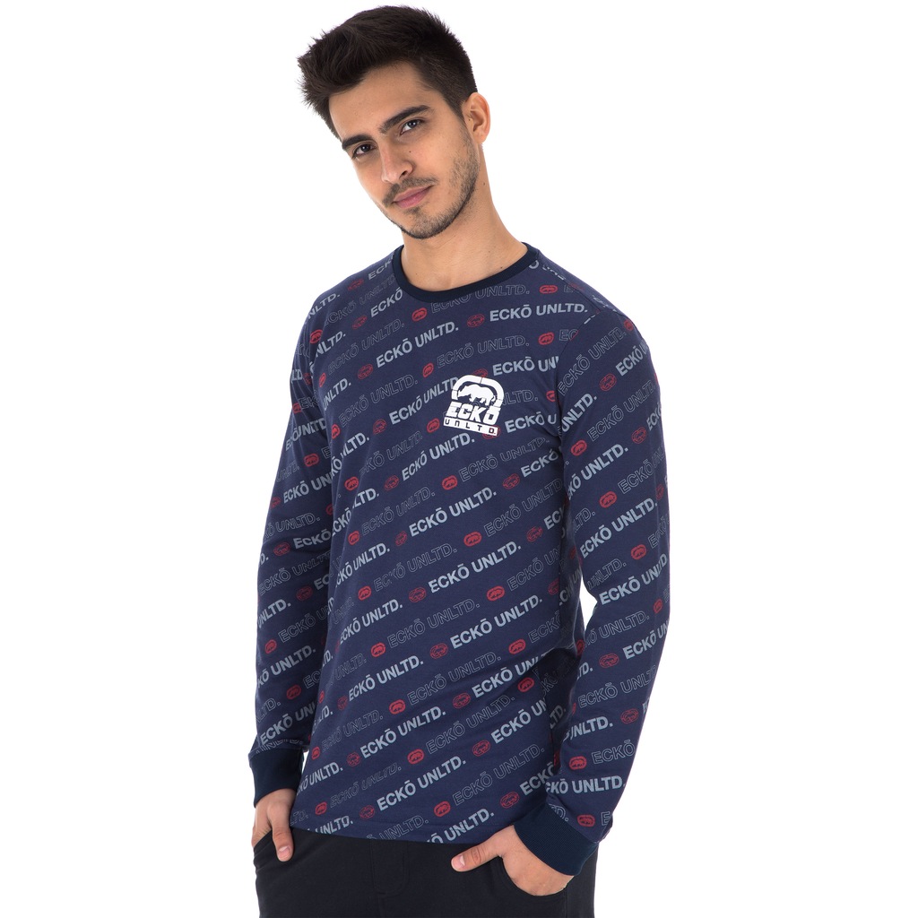 Camiseta Manga Longa Ecko Especial E536A - Masculina - Foto 2