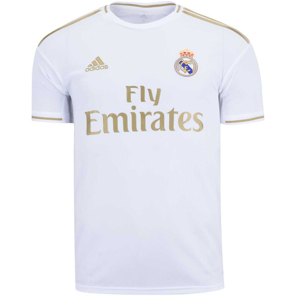 Camisa Real Madrid I 19/20 adidas - Masculina - Foto 1