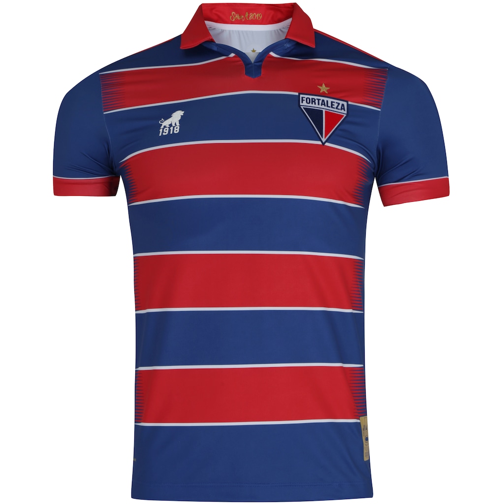 Imagem 1 do produto Camisa do Fortaleza Tradição I 2019 nº 18 Leão - Masculina