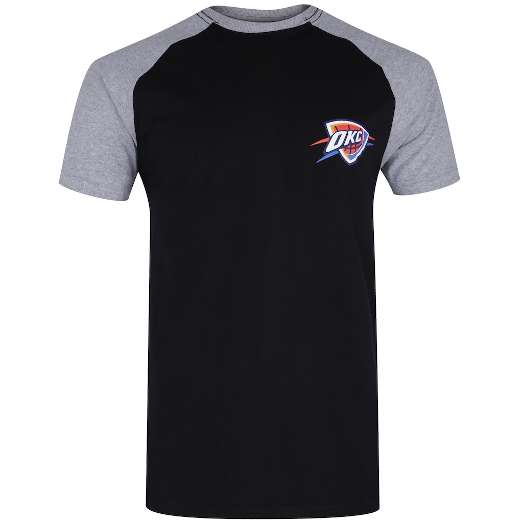 Camiseta NBA Oklahoma City Thunder Mini Logo - Masculina - Foto 1