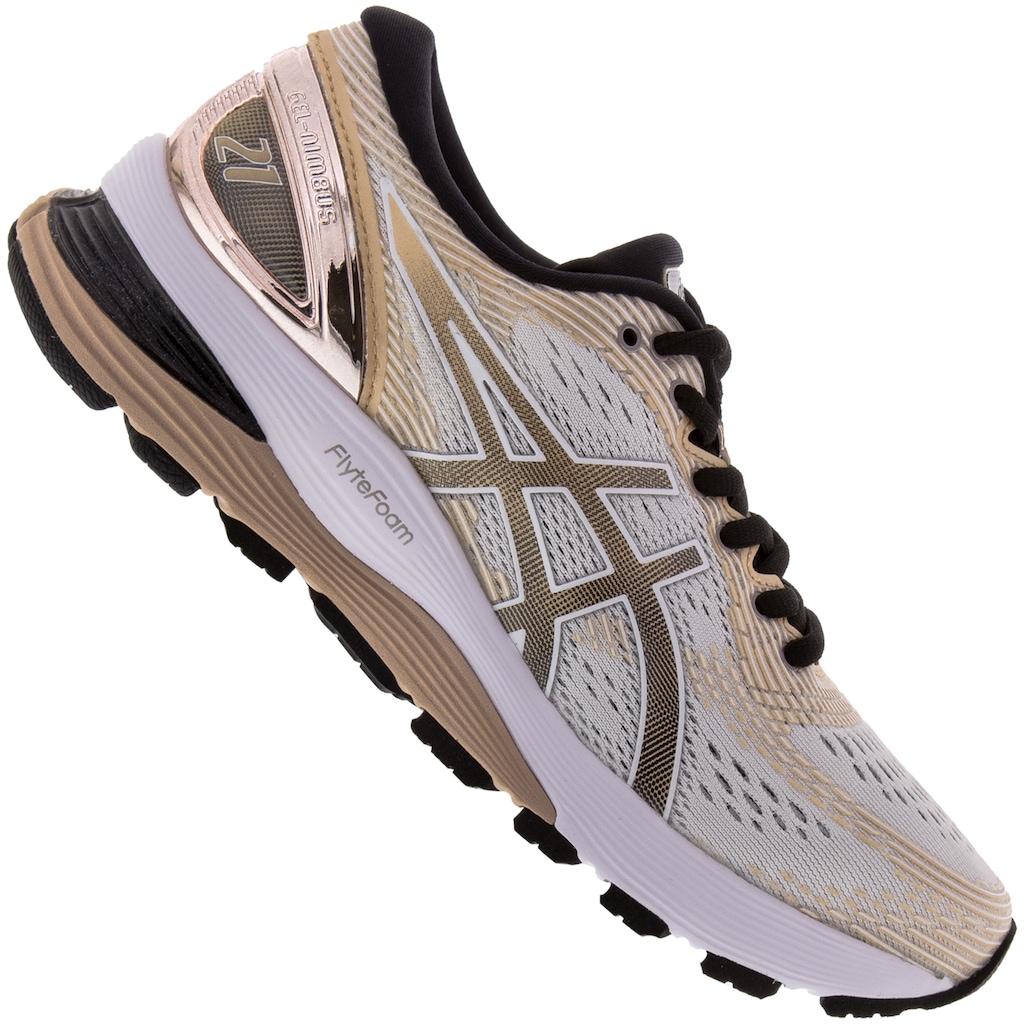 Tênis Asics Gel Nimbus 21 Platinum - Feminino - Foto 1