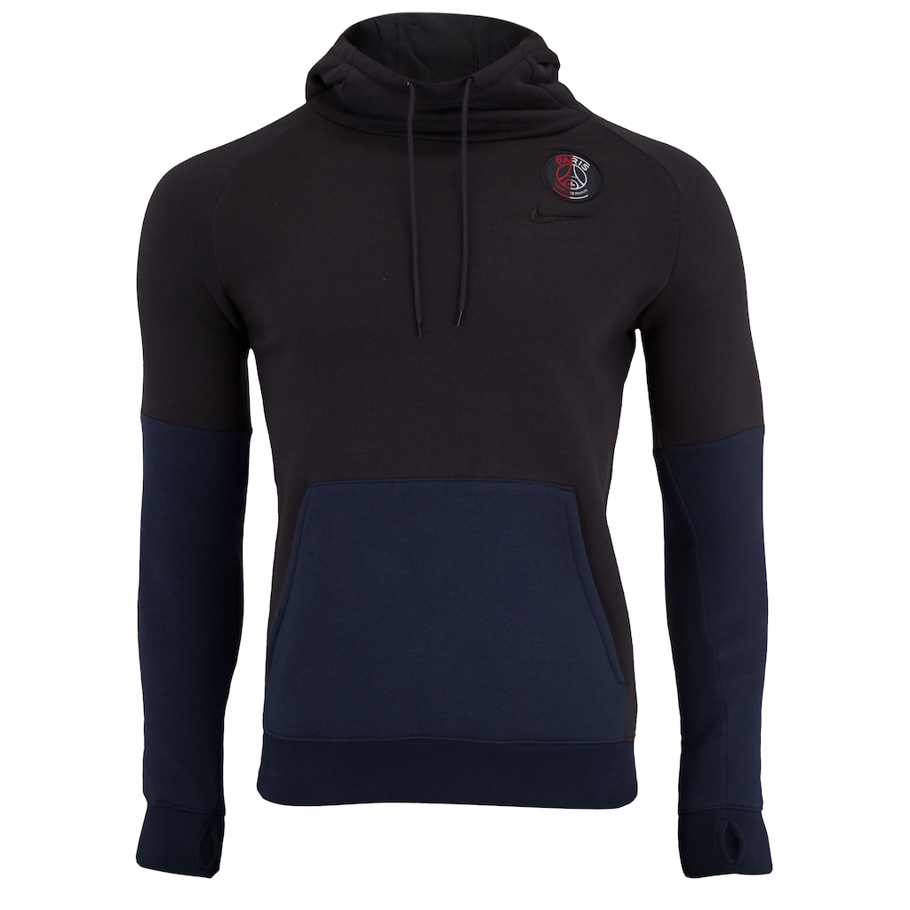 Blusão de Moletom PSG Hood Nike com Capuz - Masculino - Foto 1