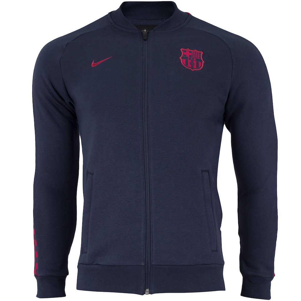 Nike FC Barcelona 長袖ジャージ UNHCR Jaqueta de Moletom Barcelona FLC Track 19/20 Nike - Masculina