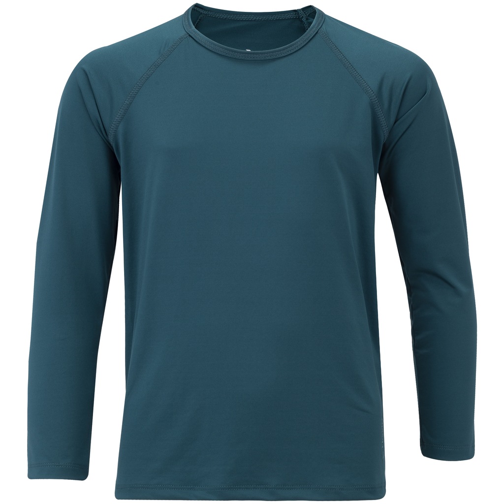 Camiseta Manga Longa com Proteção Solar UV 50+ Oxer Lisa - Infantil - Foto 1