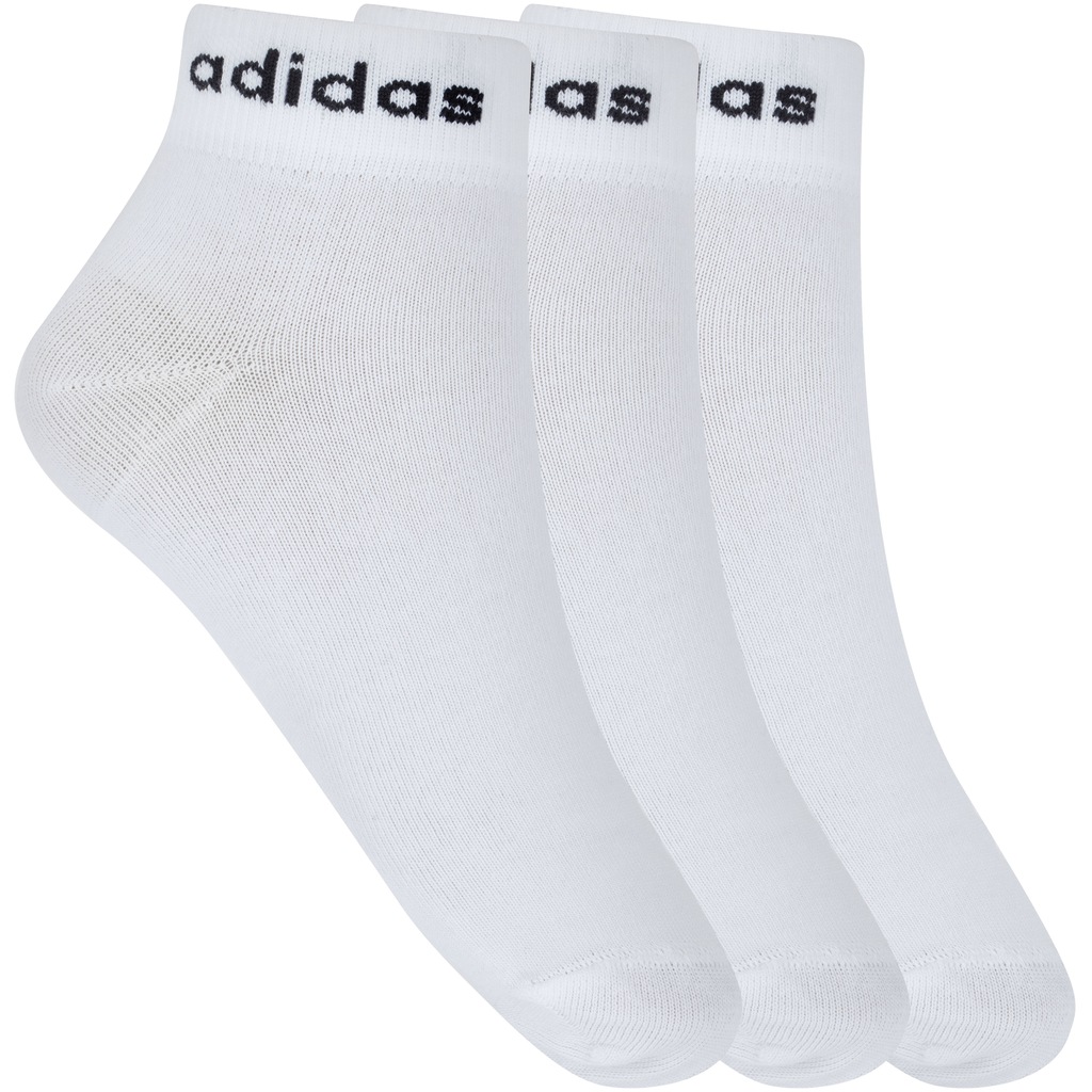 Kit de Meias adidas BS Ankle com 3 Pares - 39 a 42 - Masculino - Foto 1
