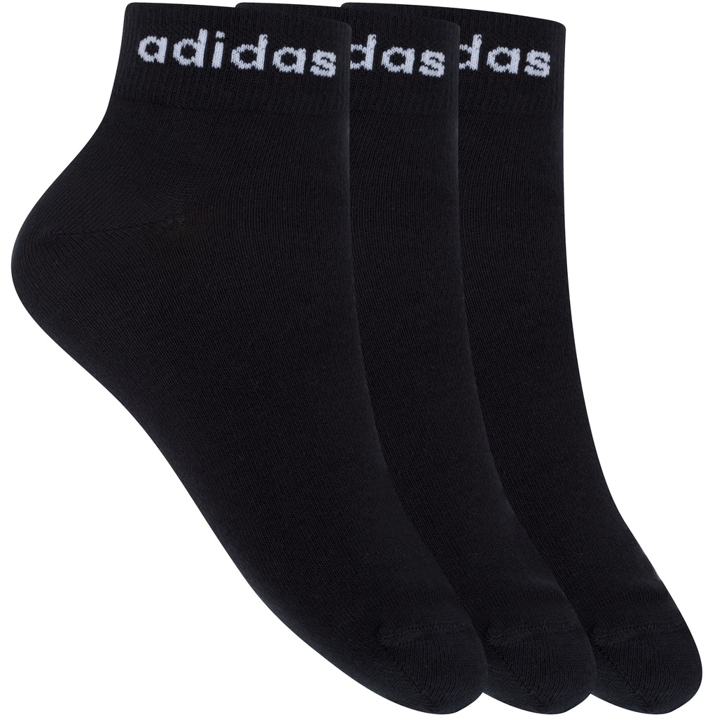 Kit de Meias adidas BS Ankle com 3 Pares - 39 a 42 - Masculino - Foto 1