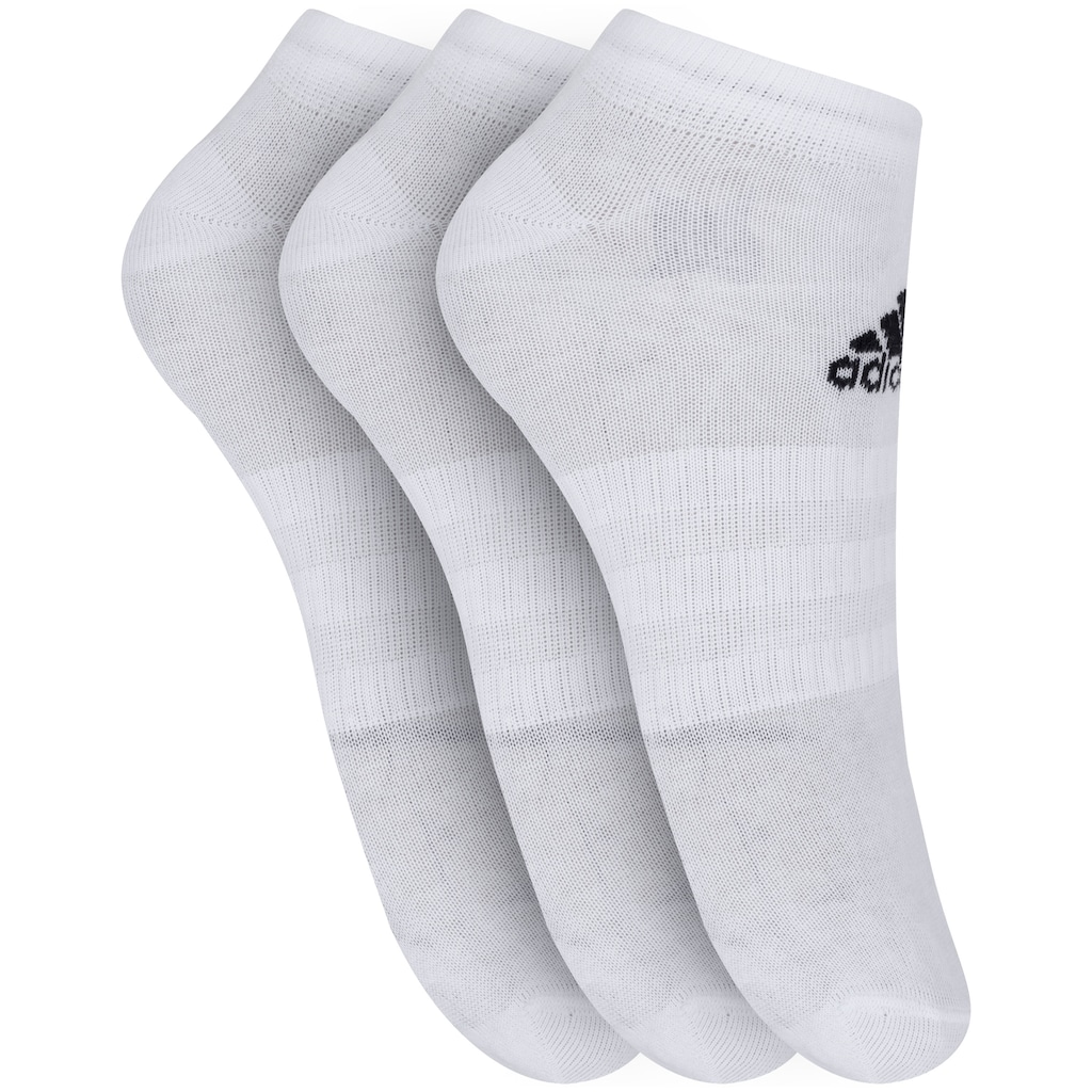 Kit de Meias adidas Ligth Low com 3 Pares - 39 a 42 - Adulto