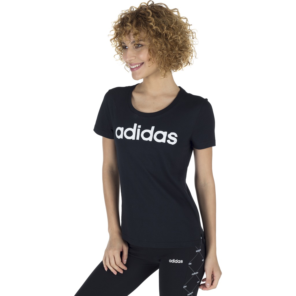 Camiseta adidas Linear 1 - Feminina - Foto 2