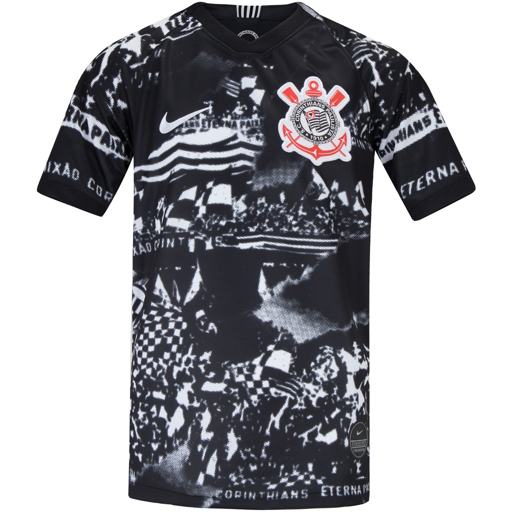 Camisa do Corinthians III Invasões 2019 Nike - Infantil - Foto 1