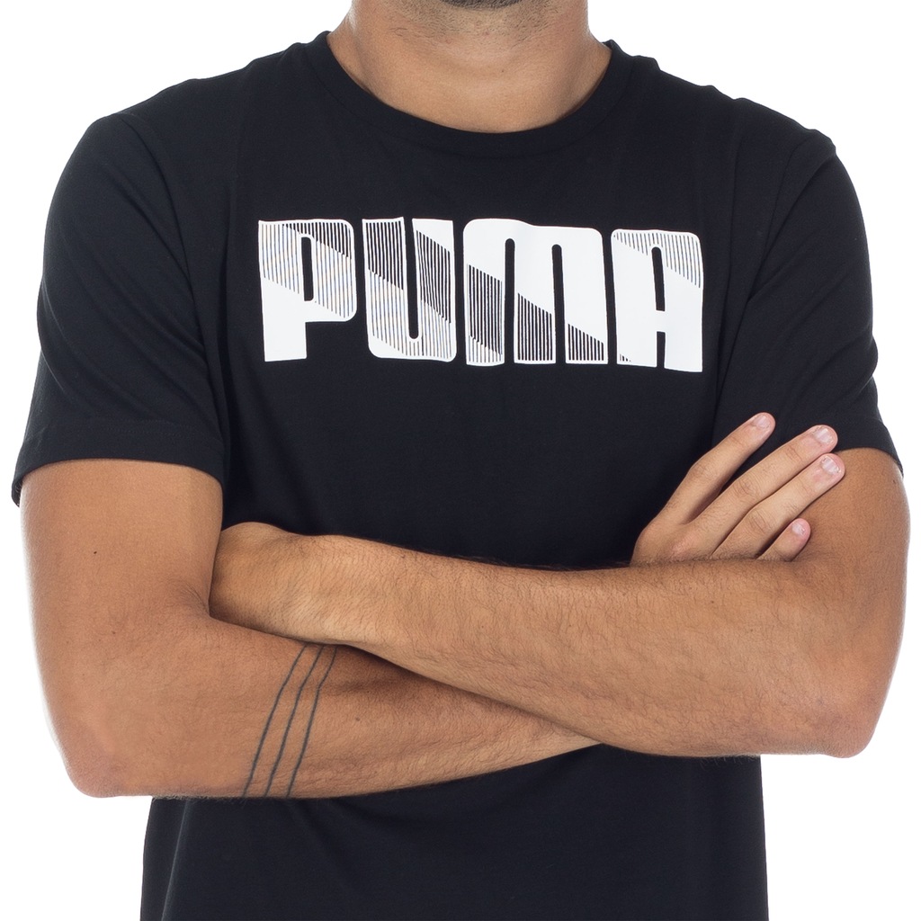 Camiseta Puma Brand Graphic - Masculina - Foto 4