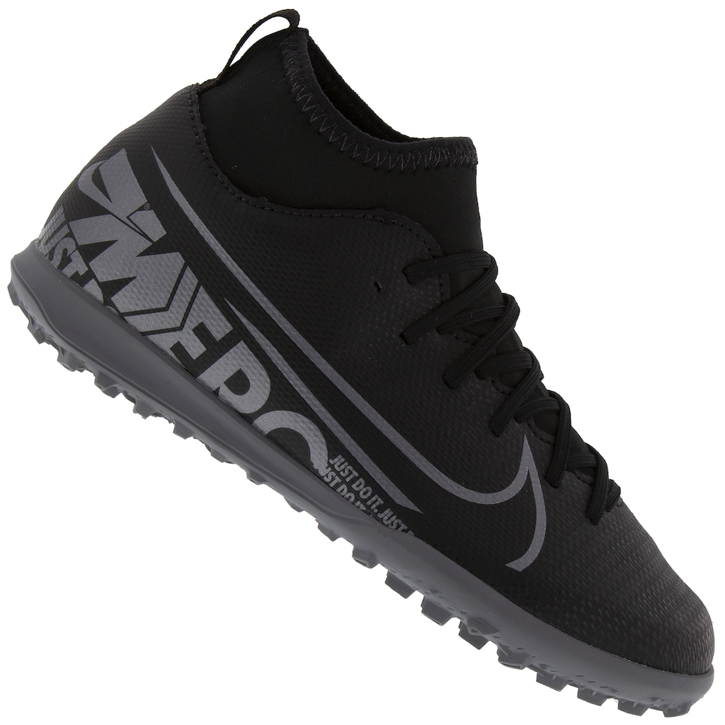 Chuteira Society Nike Mercurial Superfly 7 Club TF - Infantil - Foto 1