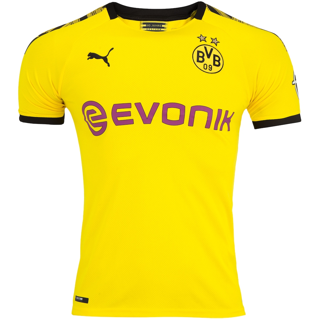 Camisa Borussia Dortmund I 19/20 Puma - Masculina - Foto 1