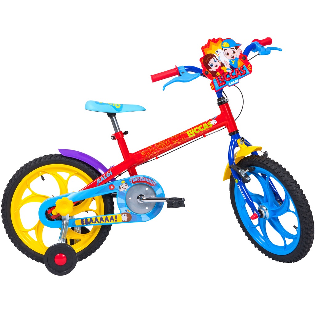 Bicicleta Caloi Luccas Neto - Aro 16 - Freios Cantilever - Infantil - Foto 1