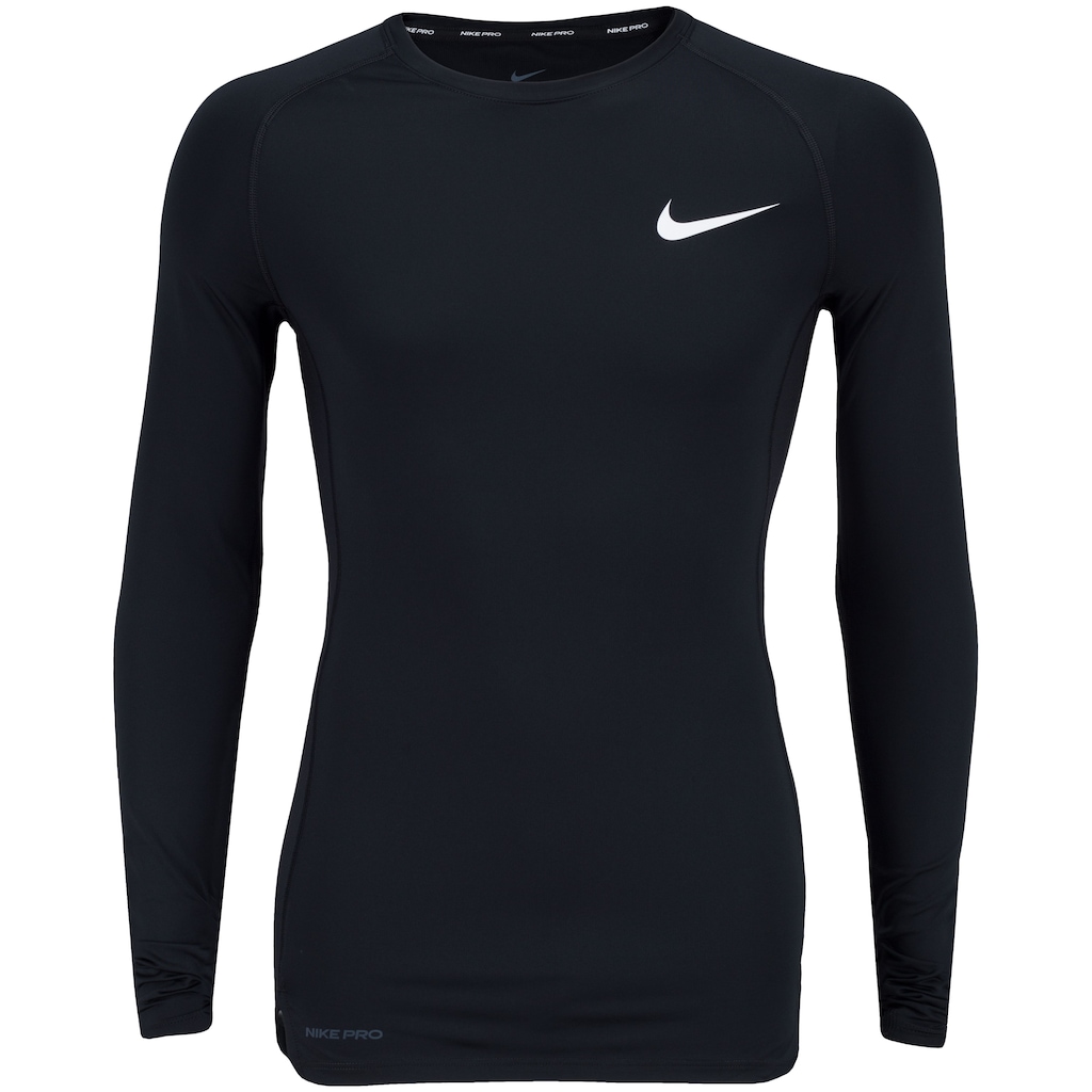 Camisa de Compressão Manga Longa Nike Pro Top LS Tight - Masculina - Foto 1