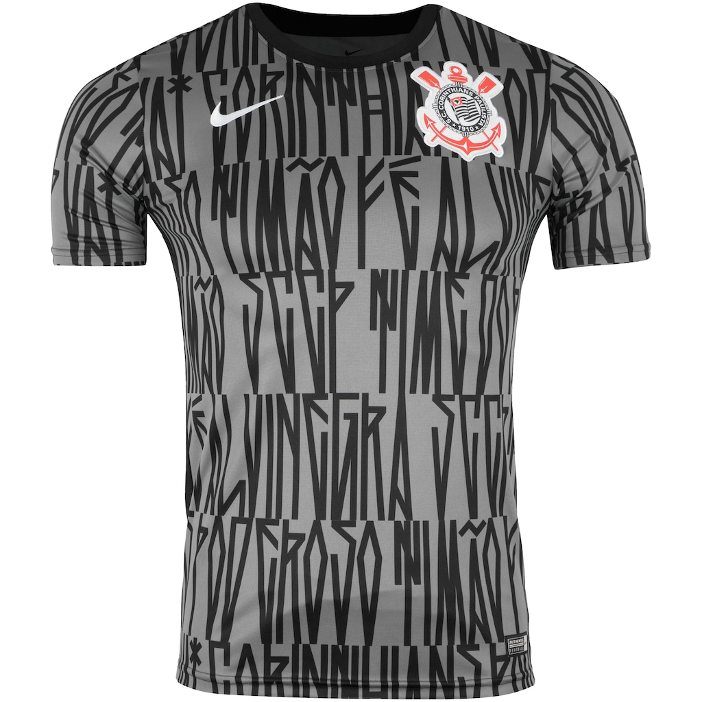 Camiseta do Corinthians 19 Top SS Nike - Masculina - Foto 1