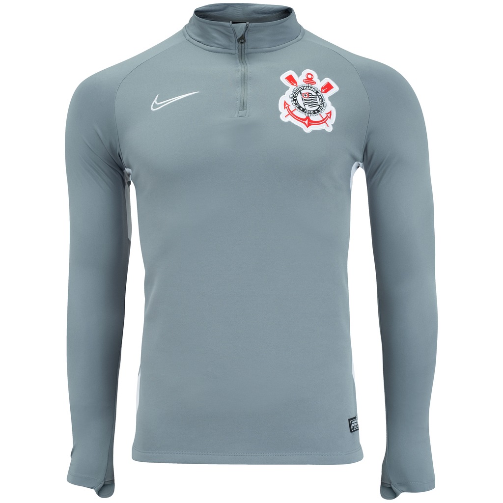 Camisa de Treino Manga Longa do Corinthians 2019 Nike - Masculina - Foto 1