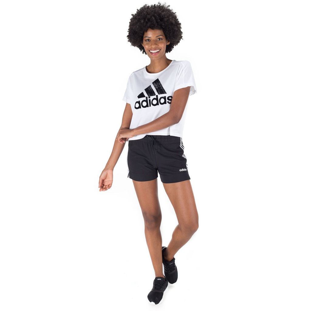 Camiseta adidas MH FOIL - Feminina - Foto 4