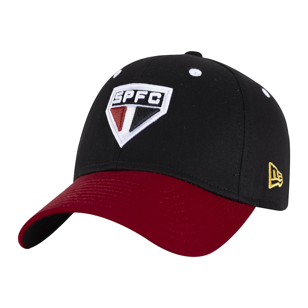 Boné Aba Curva do São Paulo New Era 3930 Basic - Fechado - Adulto - Foto 1