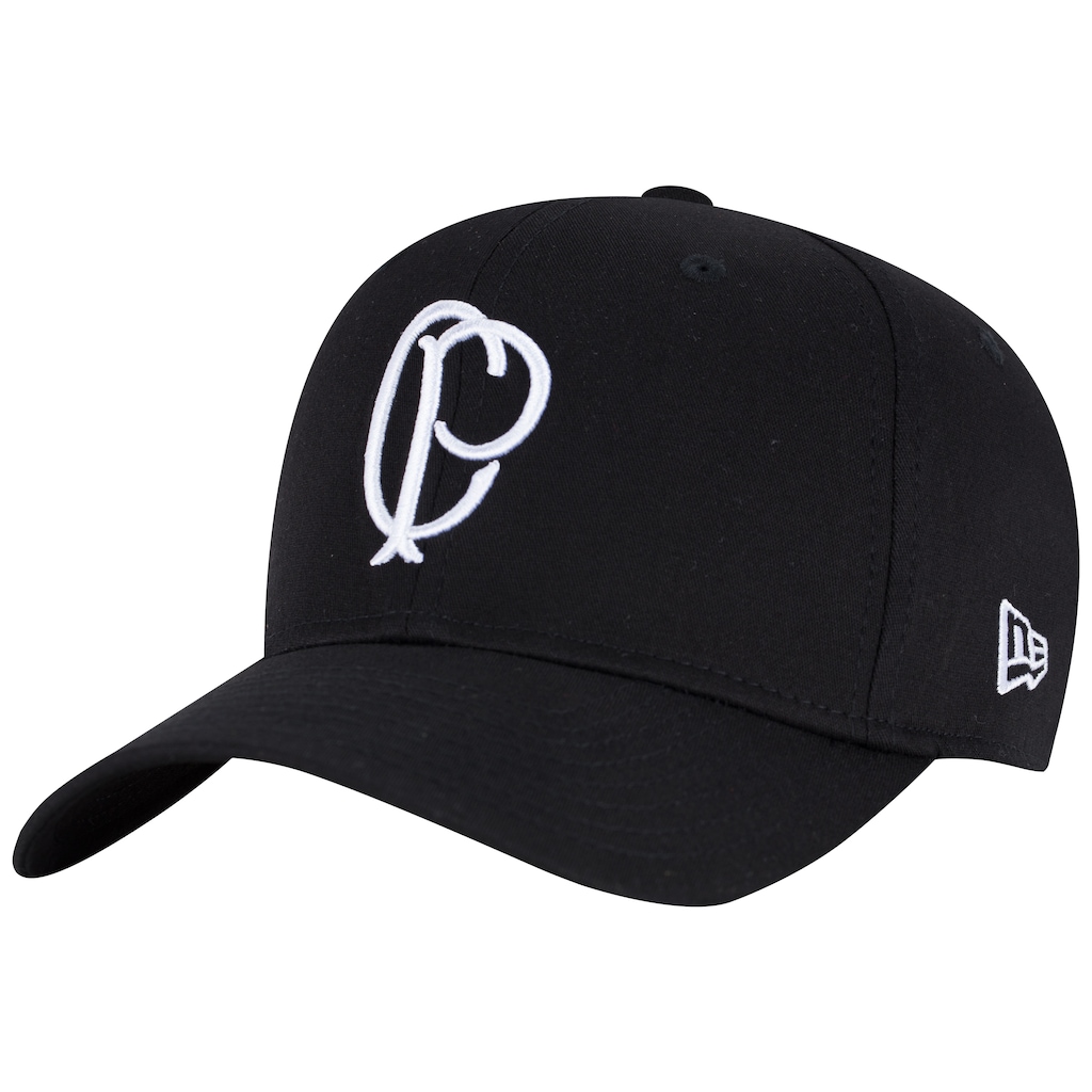 Boné Aba Curva do Corinthians New Era 3930 Basic - Fechado - Adulto