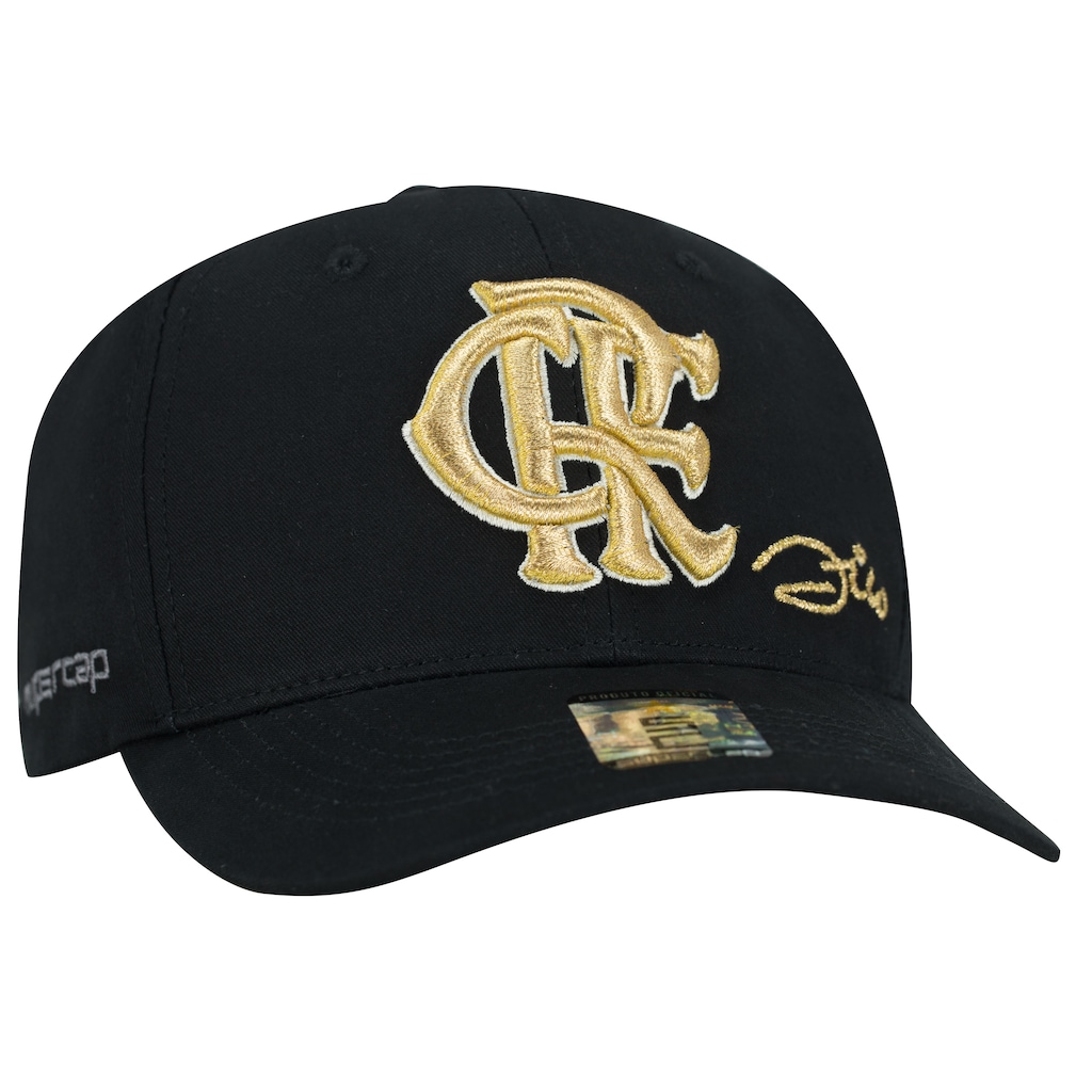 Imagem 5 do produto Boné Aba Curva do Flamengo Zico Supercap Bordado - Snapback - Adulto