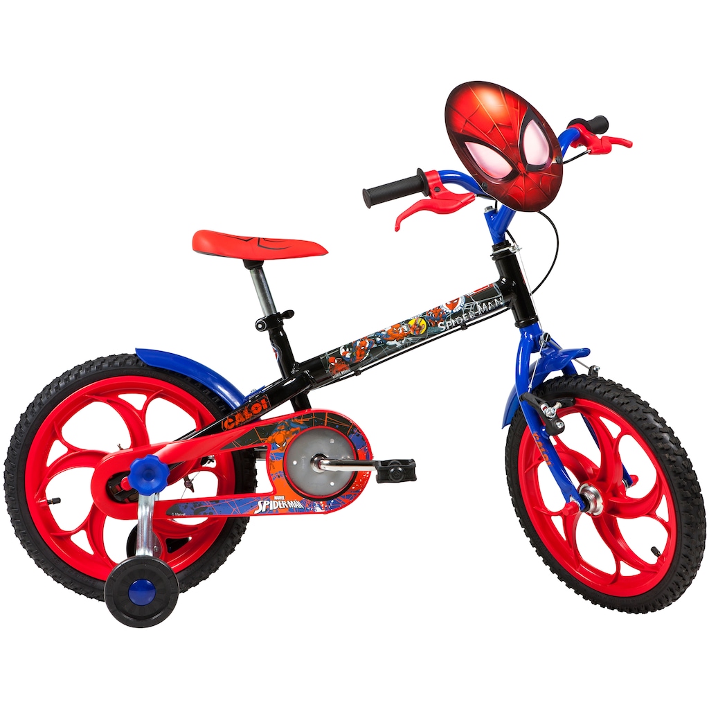 Bicicleta Caloi Homem-Aranha - Aro 16 - Freios Cantilever - Infantil - Foto 1