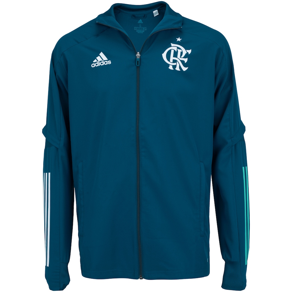 Jaqueta Pré-Jogo do Flamengo 2020 adidas - Masculina - Foto 1
