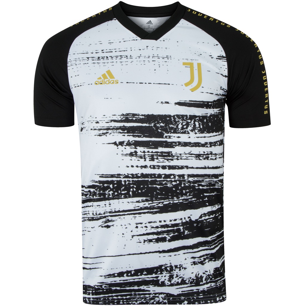 Camisa Pré-Jogo Juventus 20/21 adidas - Masculina - Foto 1