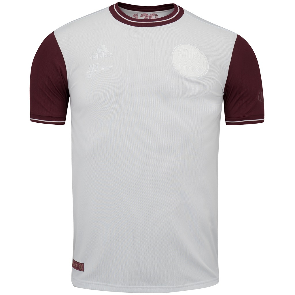 Camisa Bayern de Munique 120 Anos adidas - Masculina - Foto 1