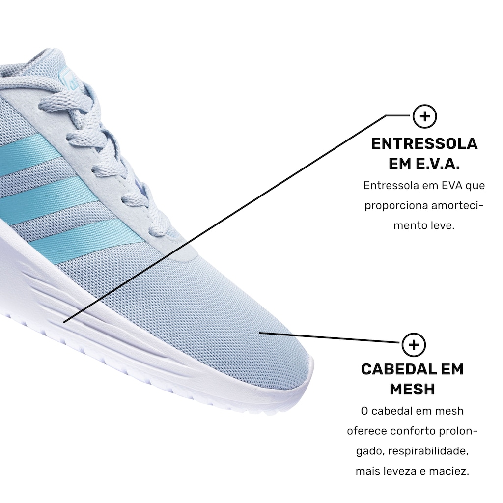 Tênis adidas Lite Racer 2.0 - Feminino - Foto 5