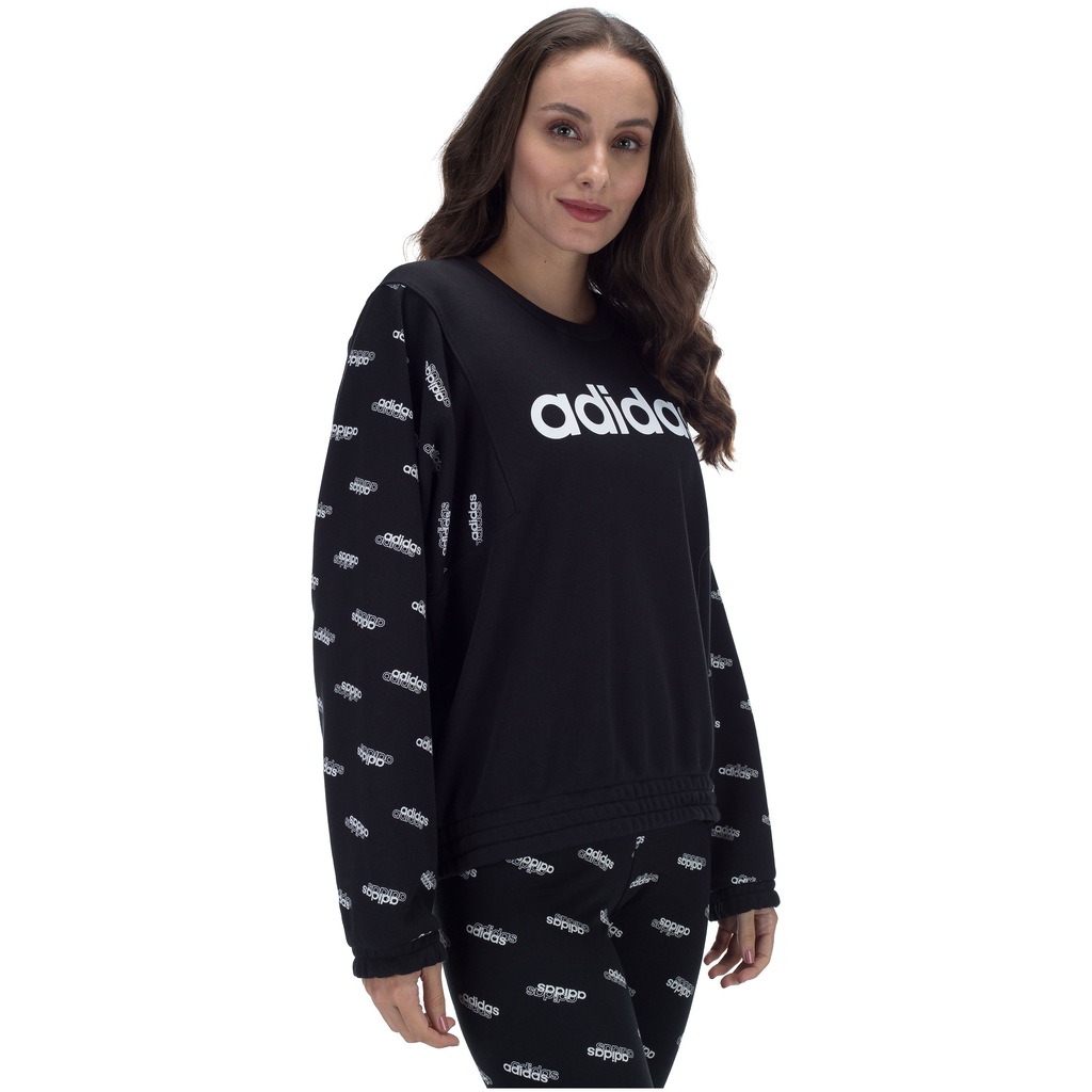 Blusão de Moletom adidas Fav SW - Feminina - Foto 2