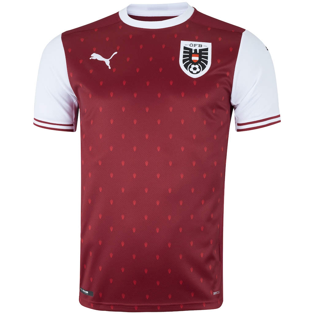 Camisa Seleção da Áustria I 20/21 Puma - Masculina - Foto 1