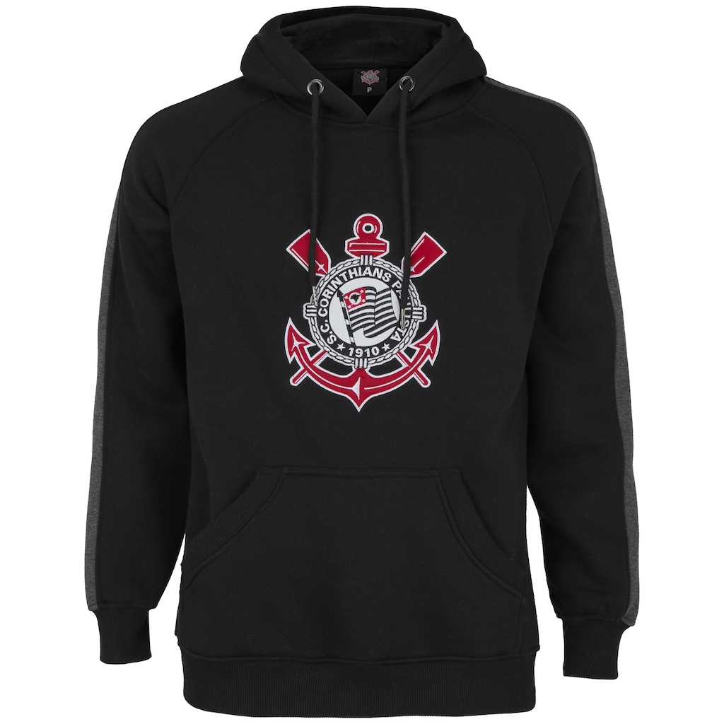 Blusão de Moletom com Capuz do Corinthians Embroidery - Masculino