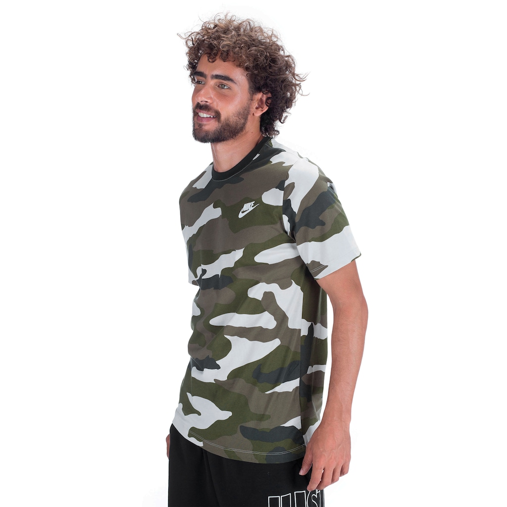 Camiseta Nike Sportswear Camo AOP SS T - Masculina - Foto 2