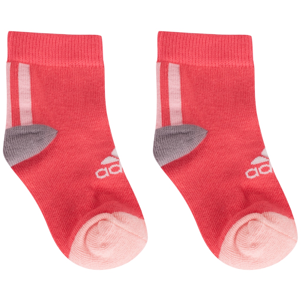 Kit de Meias adidas LK Ankle com 3 Pares - 20 a 22 - Infantil - Foto 1