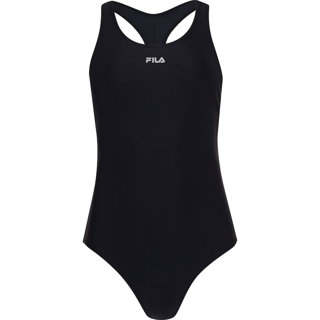 Maiô para Natação com Proteção Solar UV Fila Tri Logo II - Adulto