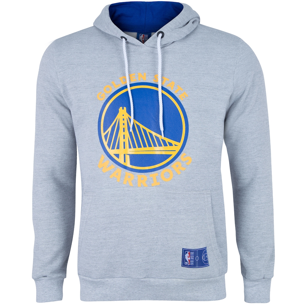 Blusão de Moletom NBA Golden State Warriors N151A - Masculino - Foto 1