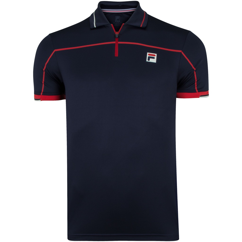 Camisa Polo Fila Fine Striped - Masculina - Foto 1