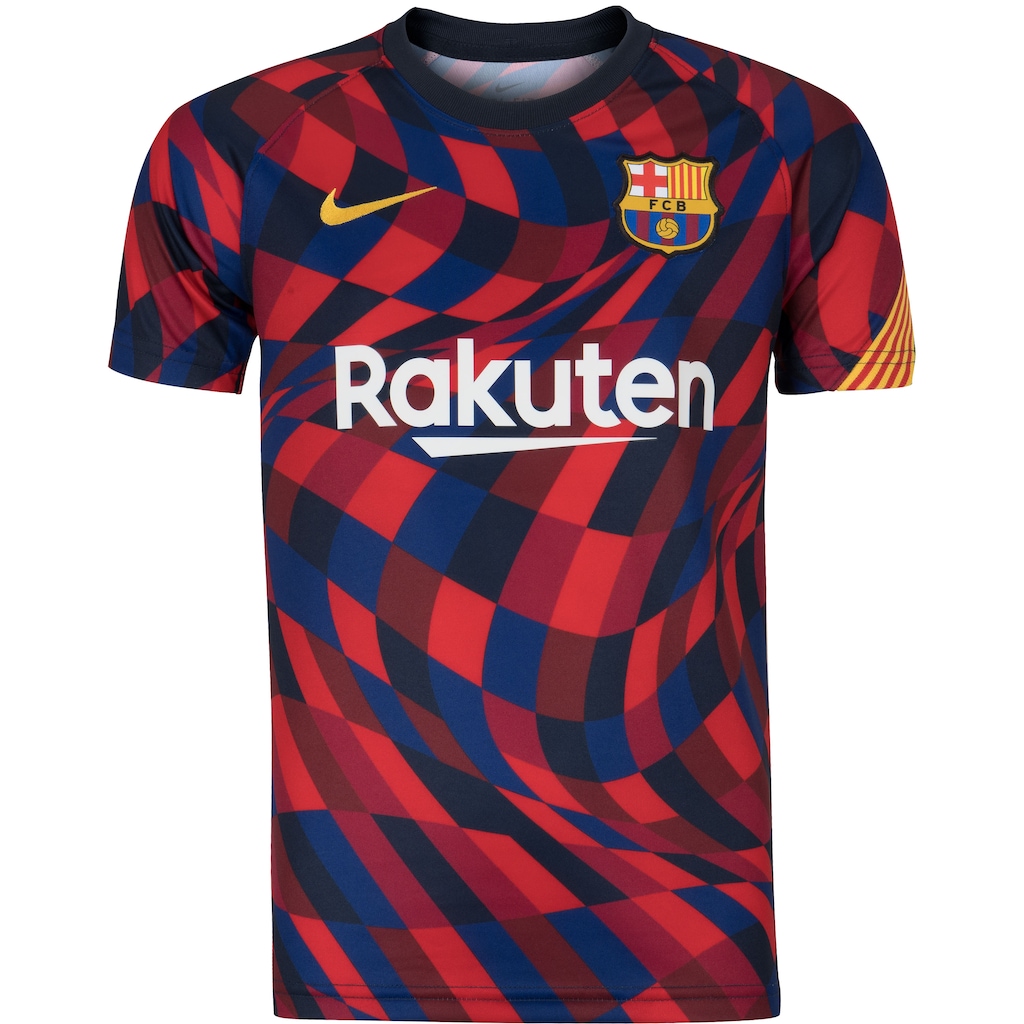 Camisa de Treino Barcelona 20/21 Nike - Infantil - Foto 1