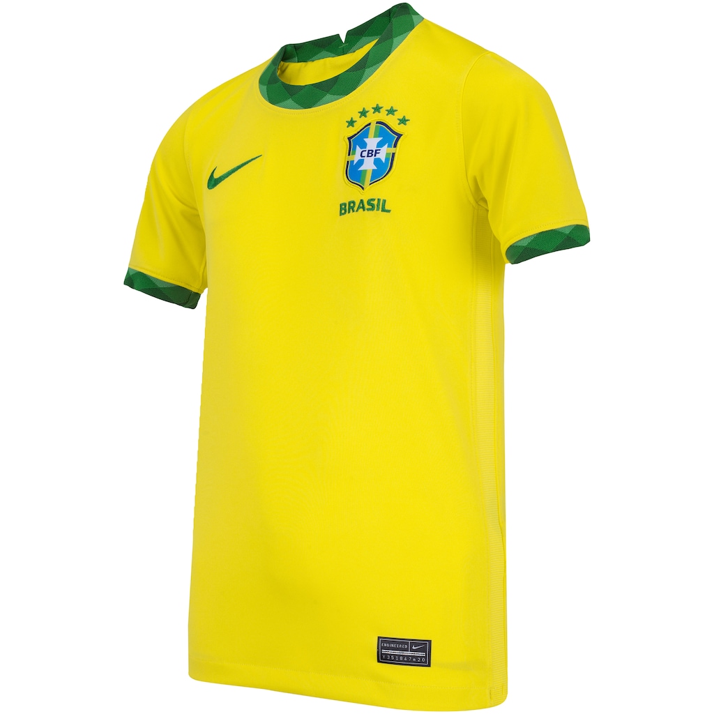 Imagem 3 do produto Camisa da Seleção Brasileira I 2020 Nike - Infantil