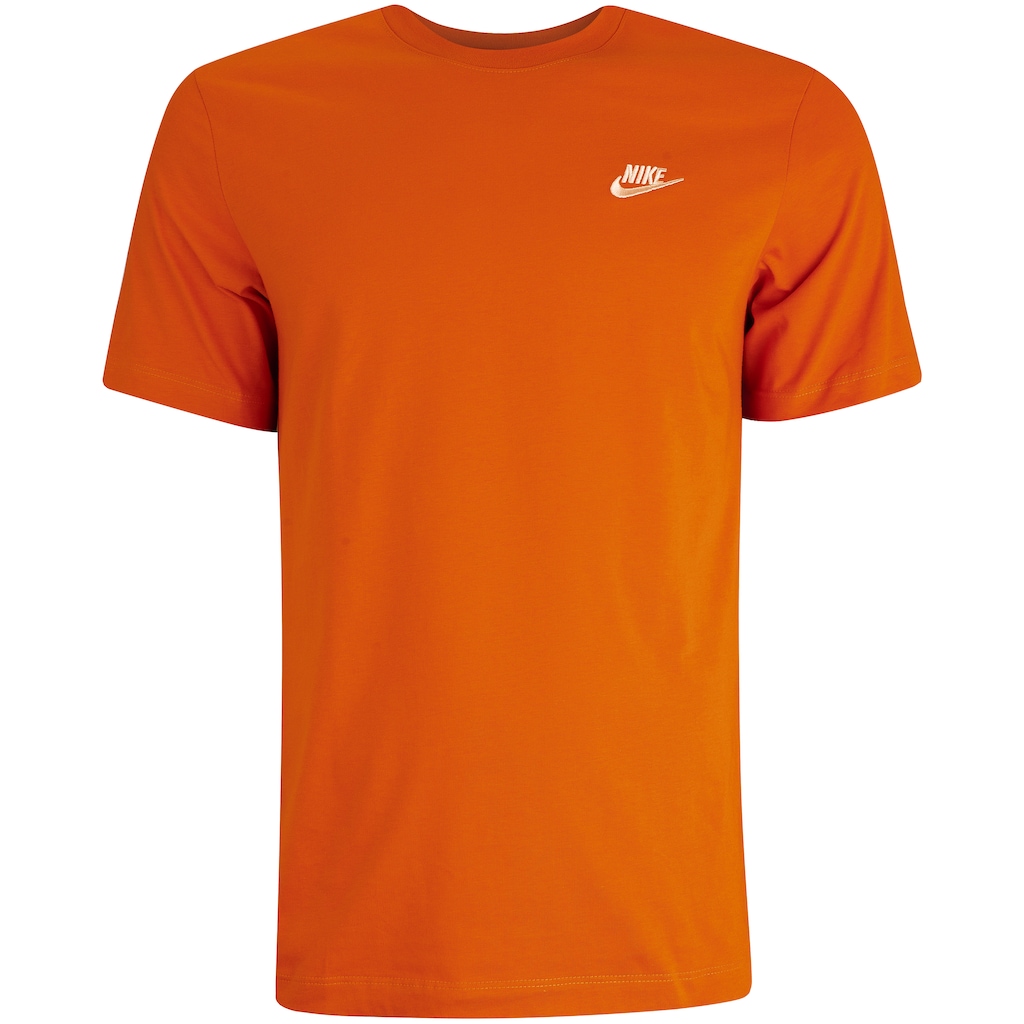 Camiseta Básica Nike Club Logo Pequeno Masculina