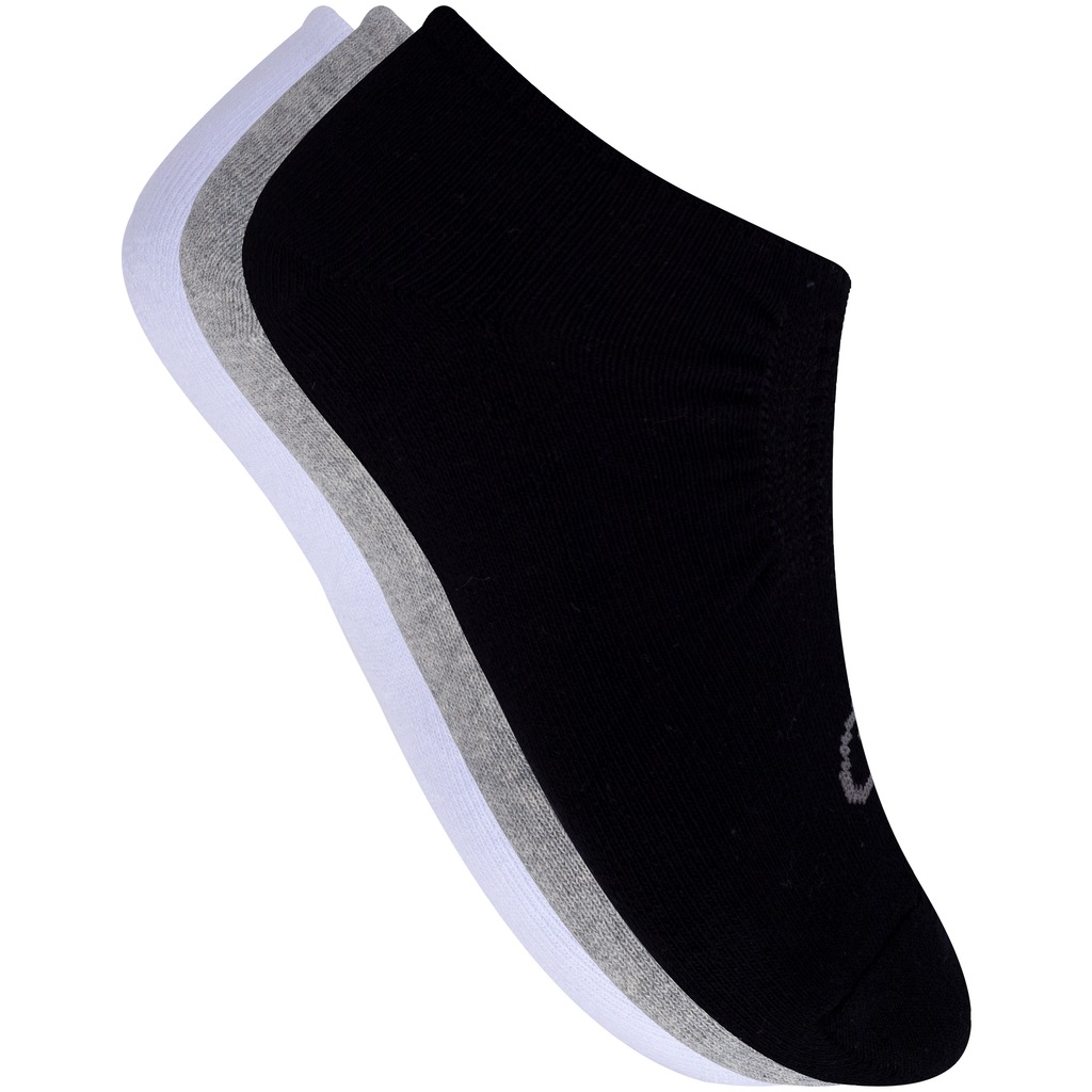 Kit de Meias Invisível Olympikus Tripack com 3 Pares - Adulto