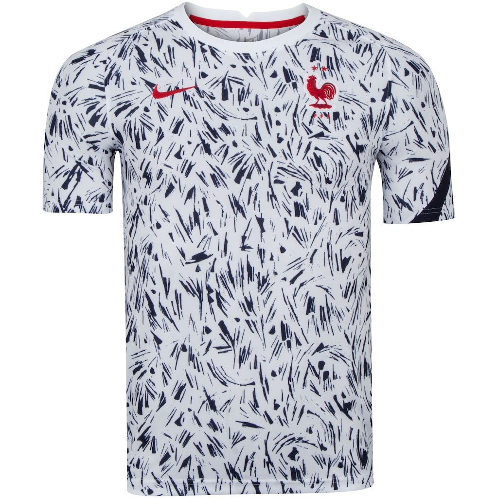 Camisa Pré- Jogo Seleção da França 20/21 Nike - Masculina - Foto 1