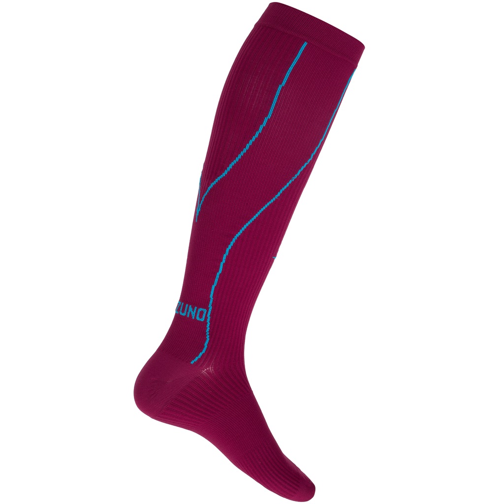 Meia de Compressão Cano Alto Mizuno Supporter - 39 - 42 - Masculina - Foto 1