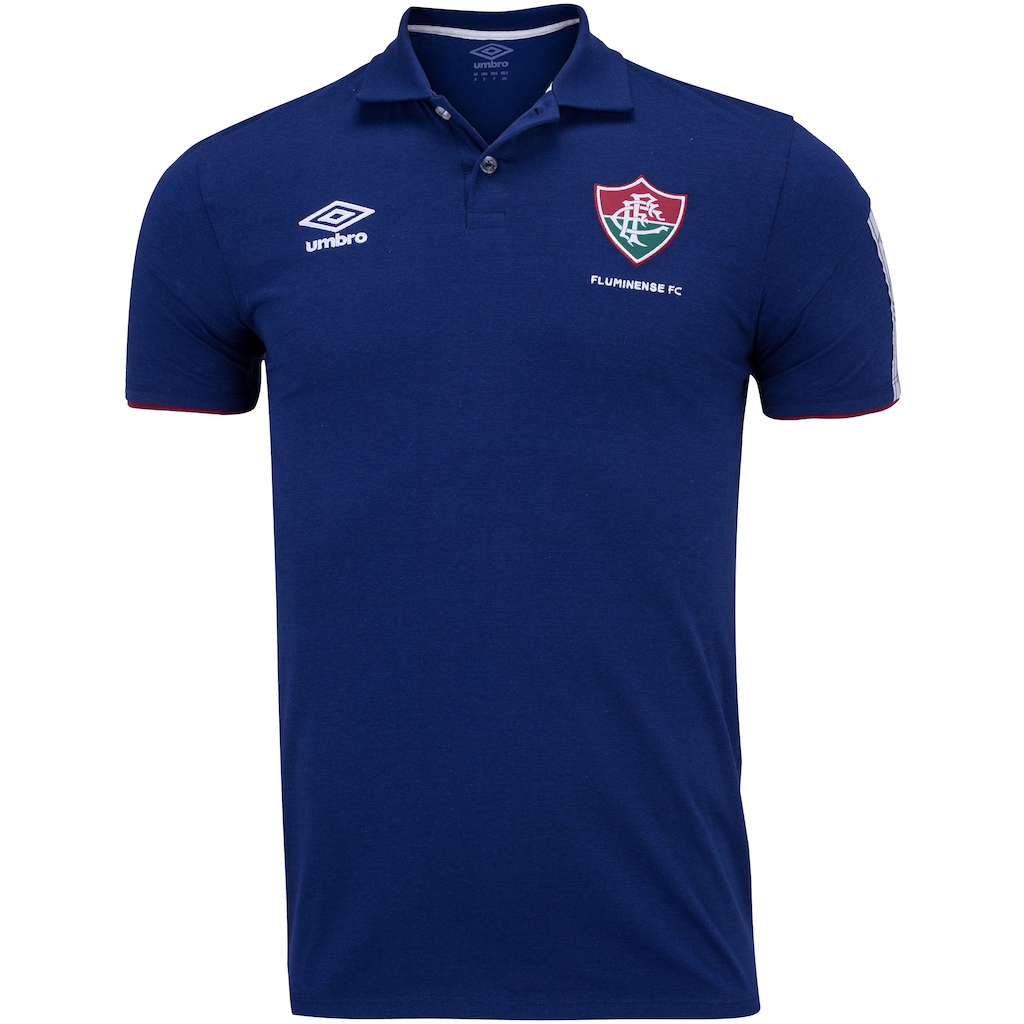 Camisa Polo do Fluminense 2020 Viagem Umbro - Masculina - Foto 1