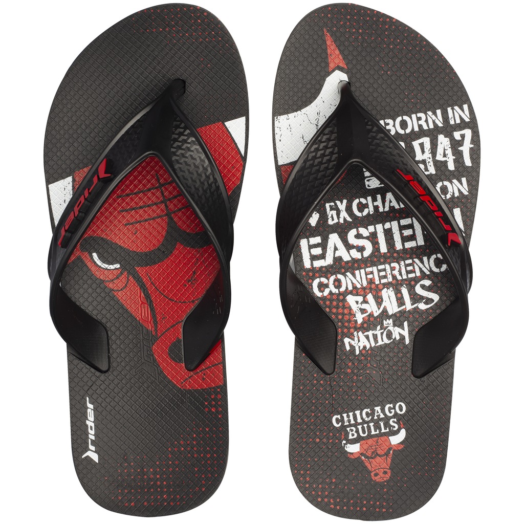 Chinelo Rider NBA Street Bold - Masculino - Foto 1