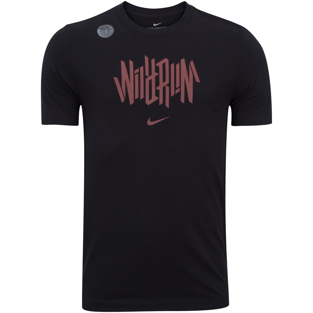 Camiseta Nike Dry Tee Wild Run - Masculina - Foto 1