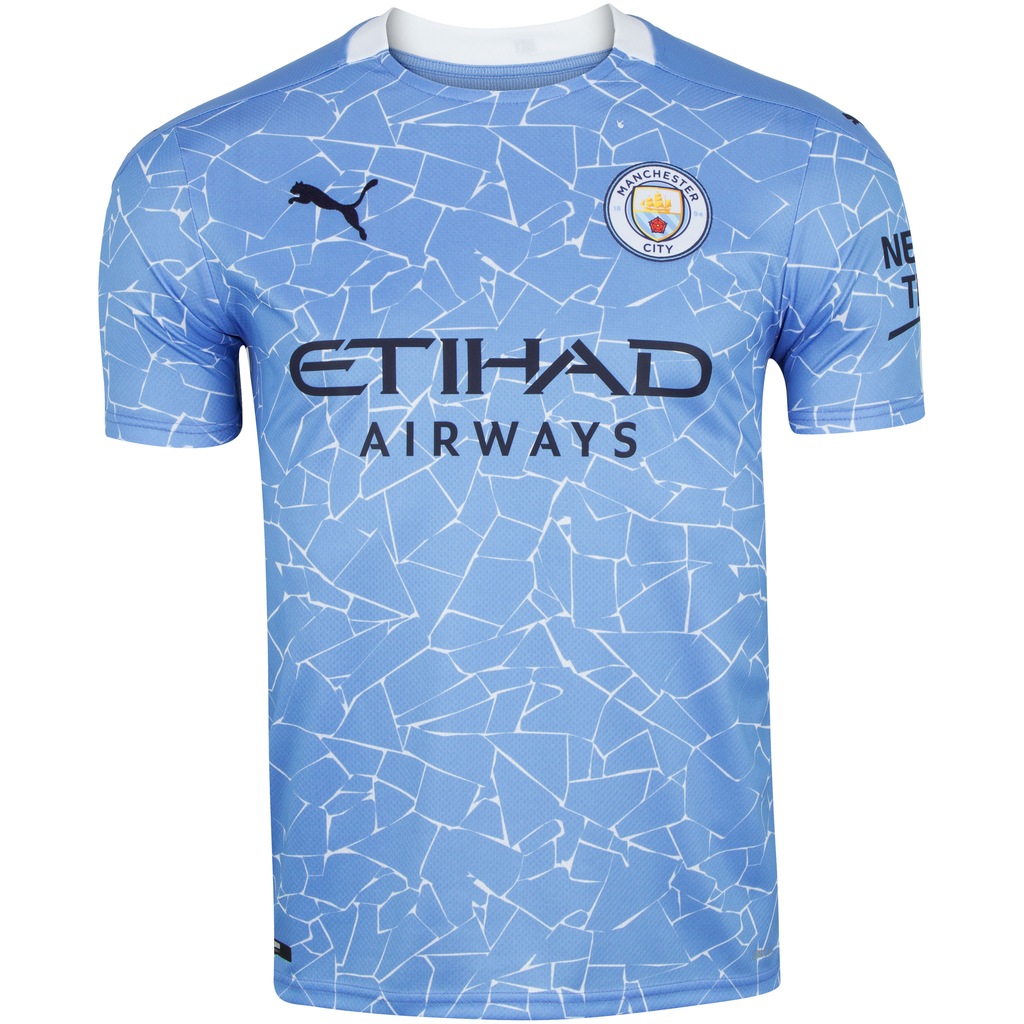 Camisa Manchester City I 20/21 Puma - Masculina - Foto 1