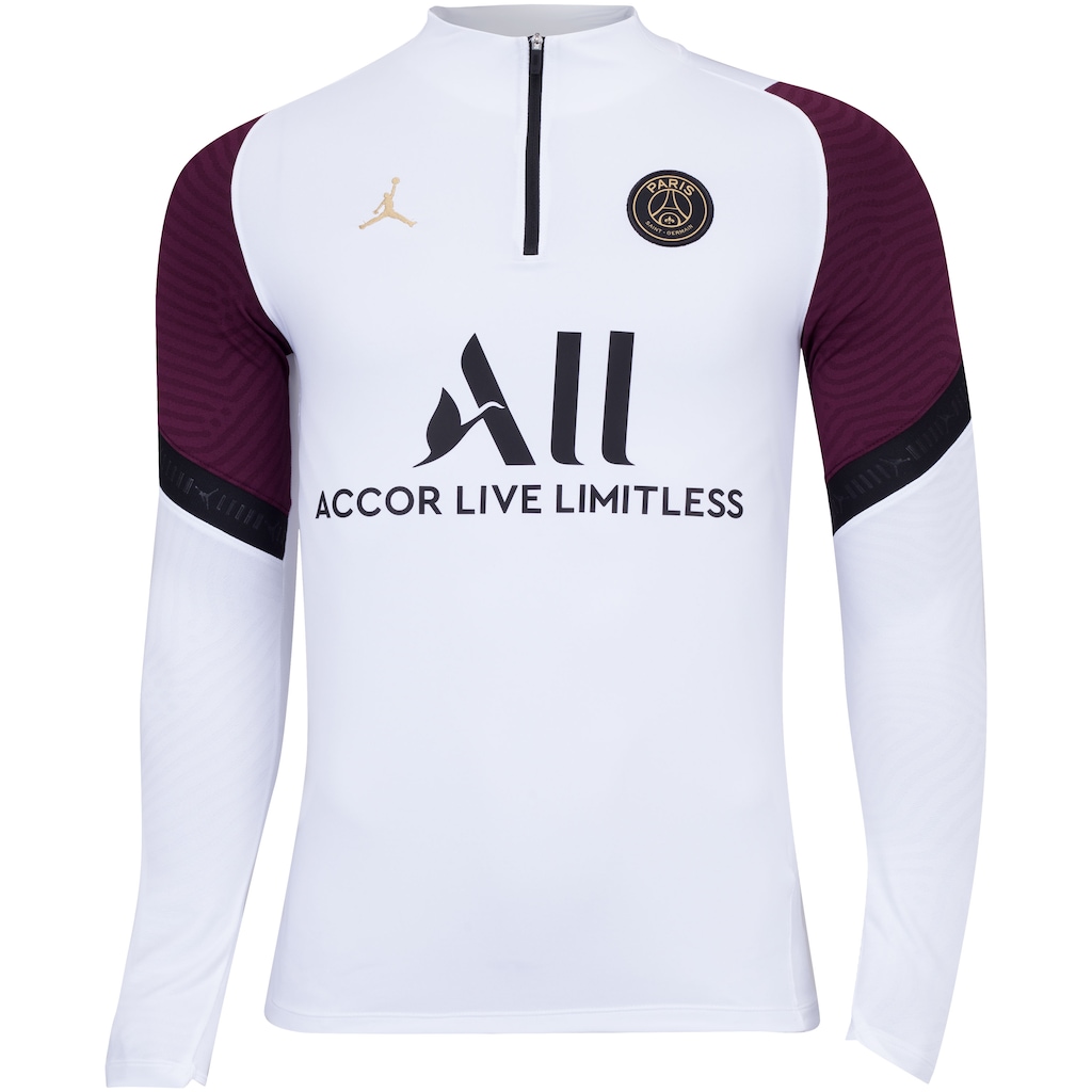 Camisa Manga Longa PSG Pré-Jogo 20/21 Nike - Masculina - Foto 1