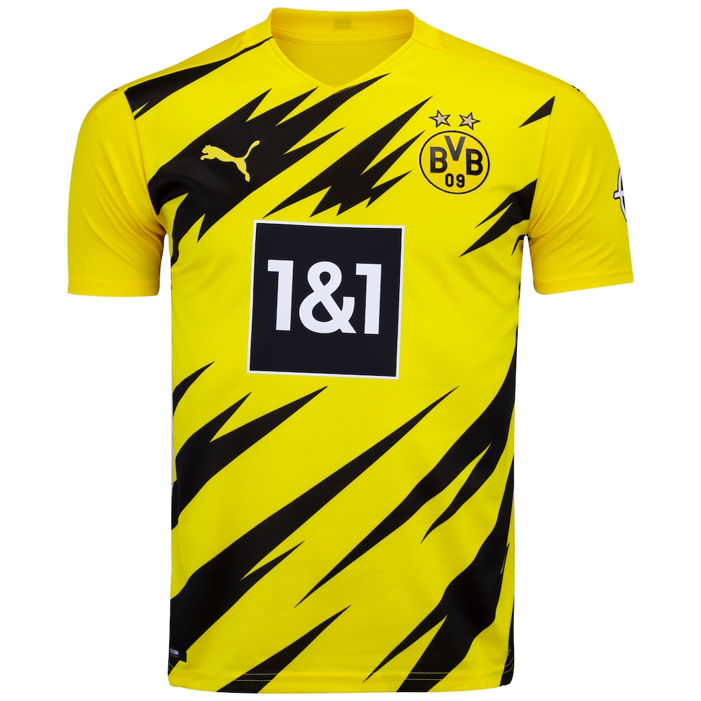 Camisa do Borussia Dortmund I 20/21 Puma - Masculina - Foto 1