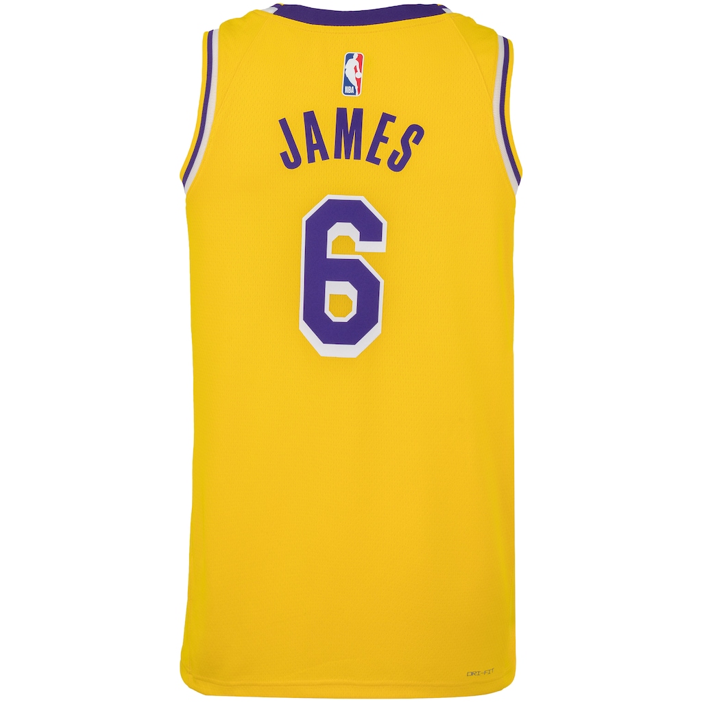 Camiseta Regata Los Angeles Lakers Lebron James Nike - Foto 1
